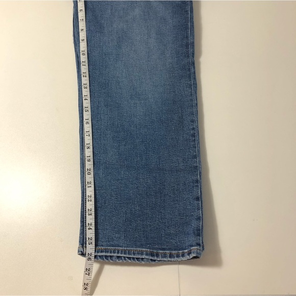 Levi’s Ribcage Straight Ankle Jeans Blue Size 30x27 - Picture 6 of 9